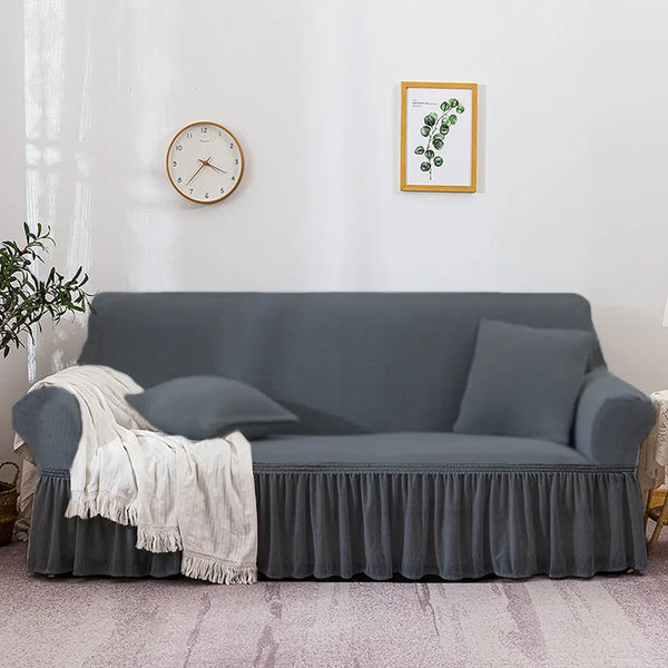 Mesh Sofa Cover – Light Grey Color