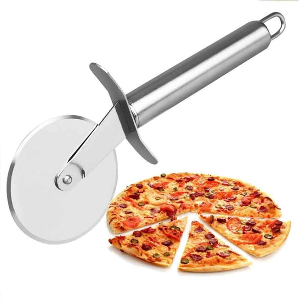Stainless Steel Pizza Cutting Wheel / Pizza Slicer Round Shape Knife
