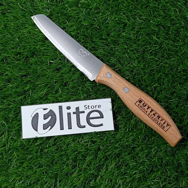 Butter Fly China Stainless Steel Knife With Wooden Handle (AAJ)