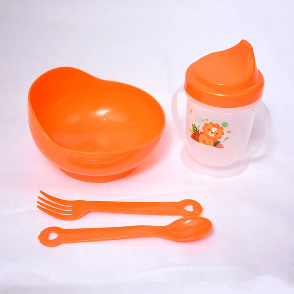 Baby Tableware Set Feeding Bottle With Bowl and Spoon (ACE)