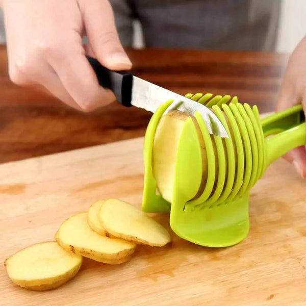 Plastic Potato & Tomato Slicer/ Fruit Shredder Avocado Knife
