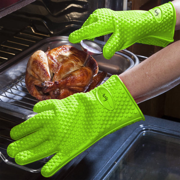 1 Pc Heat Resistant Silicone Oven Gloves