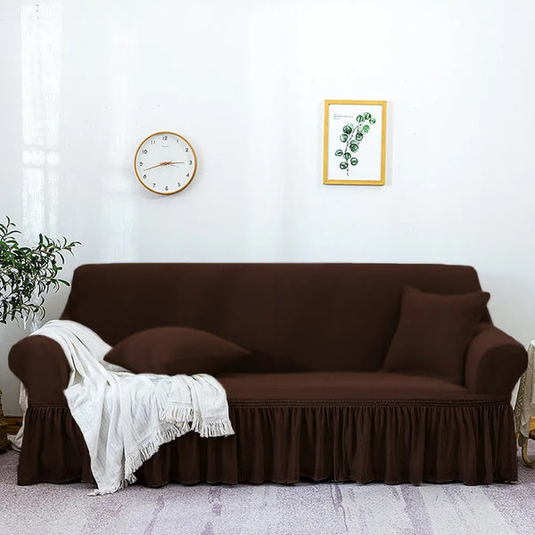 Turkish Style Mesh Sofa Cover – Coffee
