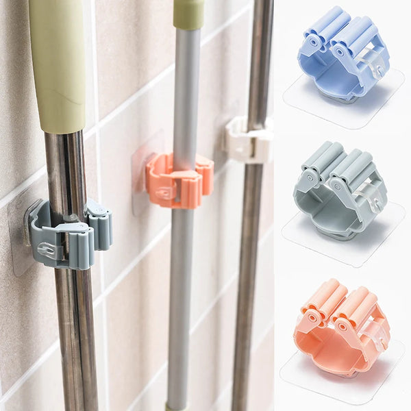 1 Pc Wall Mounted Mop Holder