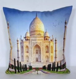 Decorative Digital Print Velvet Cushion 16 x 16 inches 1040467