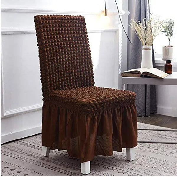 Turkish Style Chair Cover- Coffee