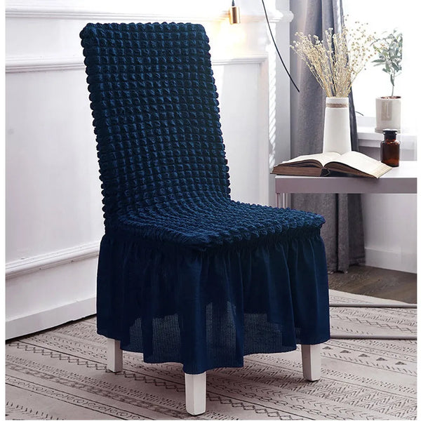 Turkish Style Chair Cover- Blue