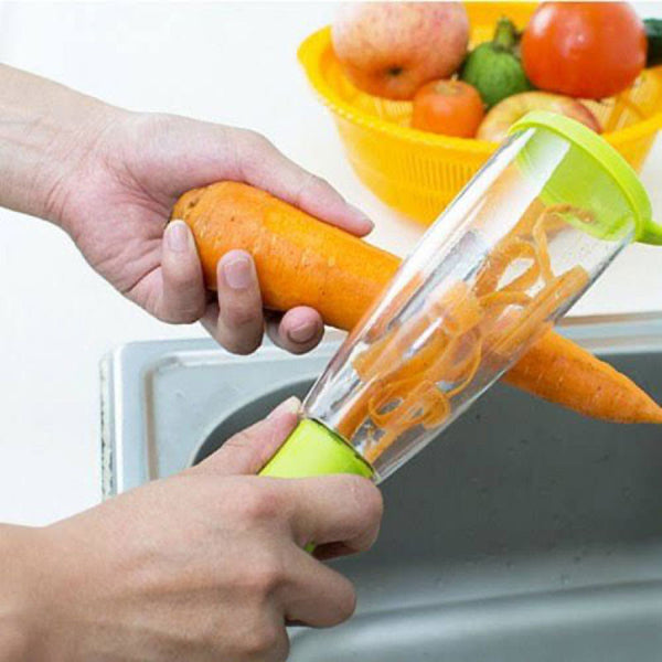 Multifunctional Stainless Steel Peeler With Container